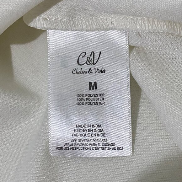 Chelsea & Violet Embroidered Gauzy Sleeveless Dress M Boho Hippie Tribal Ethnic - Picture 8 of 9